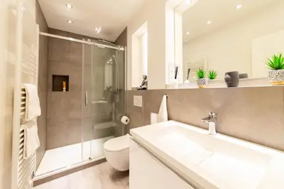 Ein Badezimmer in der Unterkunft Ferienwohnung Pier 51 Scharbeutz