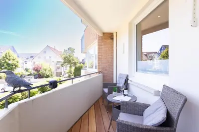 Ein allgemeiner Bergblick oder ein Berglick von der Ferienwohnung aus