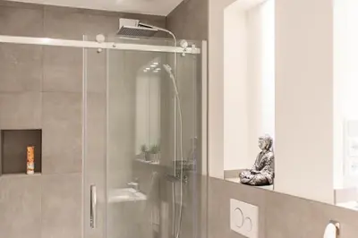 Ein Badezimmer in der Unterkunft Ferienwohnung Pier 51 Scharbeutz