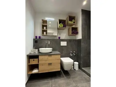 Ein Badezimmer in der Unterkunft Nordmeer Comfortable holiday residence