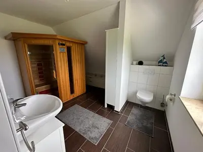 Ein Badezimmer in der Unterkunft Seewind OG