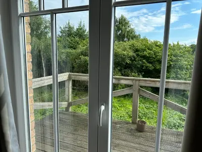 Ein Garten an der Unterkunft Seewind OG