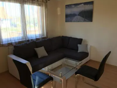 Ein Sitzbereich in der Unterkunft Bolliger 2 Modern retreat