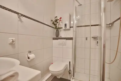 Ein Badezimmer in der Unterkunft BeachLife Appartement 10