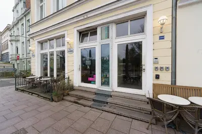Das Gebäude in dem sich die Ferienwohnung befindet