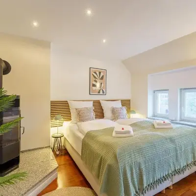 Maisonette am Holstentor mit Dachterrasse und Heimkino