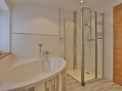 Ein Badezimmer in der Unterkunft Ostseehaus Sabine