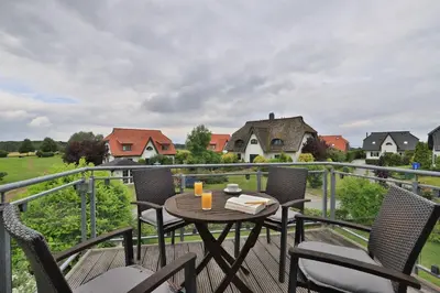 Ein Balkon oder eine Terrasse in der Unterkunft Peter Pan