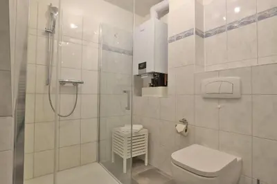 Ein Badezimmer in der Unterkunft Peter Pan