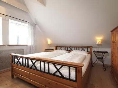 Ein Bett oder Betten in einem Zimmer der Unterkunft Sternschnuppe
