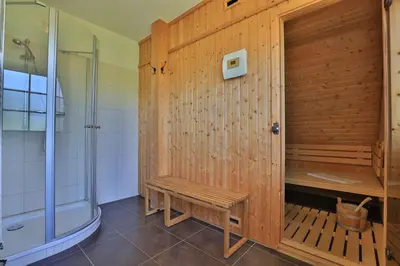 Ein Badezimmer in der Unterkunft Wellenreiter Ferienhaus