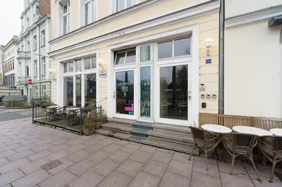 Das Gebäude in dem sich die Ferienwohnung befindet