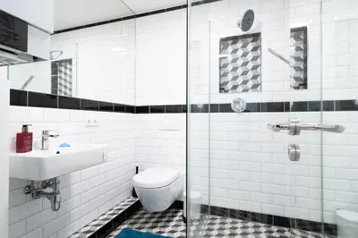 Ein Badezimmer in der Unterkunft Ferienwohnung Norwin
