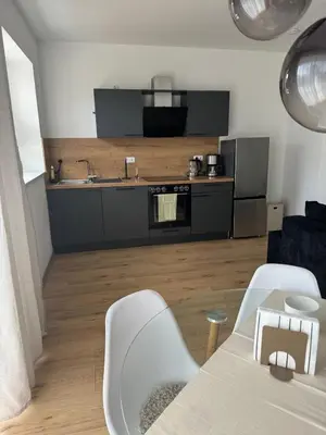 Küche/Küchenzeile in der Unterkunft Hansehaus Lübeck - Altstadtblick