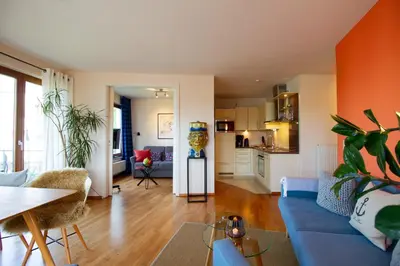 Küche/Küchenzeile in der Unterkunft Küsten Lodge