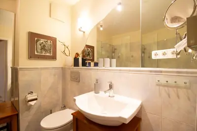 Ein Badezimmer in der Unterkunft Küsten Lodge