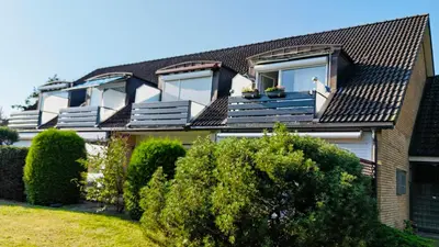 Das Gebäude in dem sich die Ferienwohnung befindet