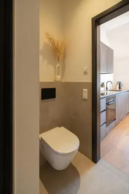 Ein Badezimmer in der Unterkunft Reethus 22 Loft 1