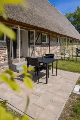 Das Gebäude in dem sich die Ferienwohnung befindet