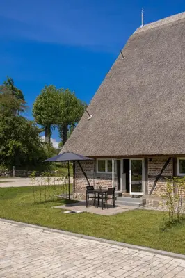 Das Gebäude in dem sich die Ferienwohnung befindet