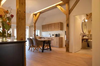 Küche/Küchenzeile in der Unterkunft Reethus 22 Loft 3