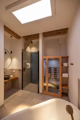 Ein Badezimmer in der Unterkunft Reethus 22 Loft 6
