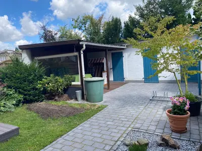 Ein Garten an der Unterkunft Ferienwohnung Mia