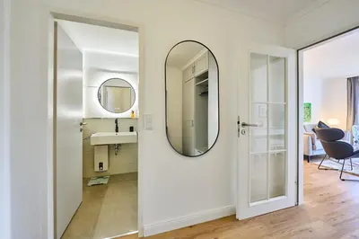 Ein Badezimmer in der Unterkunft Seaside Piano - Ferienapartment mit Klavier
