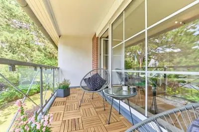 Ein Balkon oder eine Terrasse in der Unterkunft Seaside Piano - Ferienapartment mit Klavier