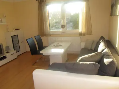 Ein Sitzbereich in der Unterkunft Ferienhaus Bolliger Apartment 2