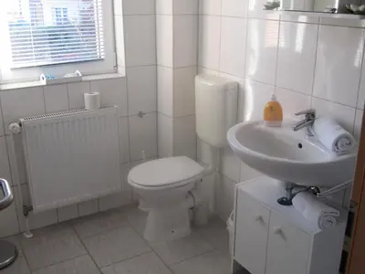 Ein Badezimmer in der Unterkunft Ferienhaus Bolliger Apartment 2