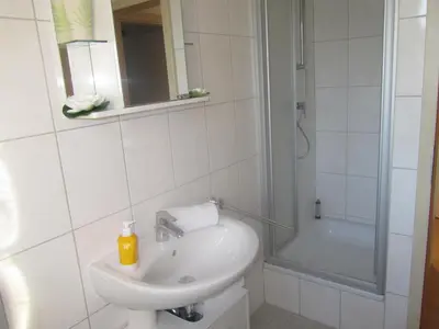 Ein Badezimmer in der Unterkunft Ferienhaus Bolliger Apartment 2