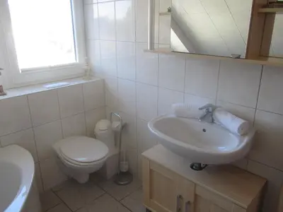 Ein Badezimmer in der Unterkunft Ferienhaus Bolliger Apartment 3