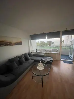 Ein Sitzbereich in der Unterkunft Ferienpark Sierksdorf Haus 5 WE 595
