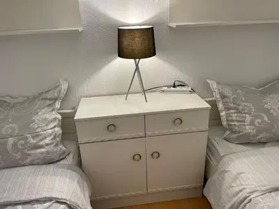 Ein Sitzbereich in der Unterkunft Ferienpark Sierksdorf Haus 5 WE 595