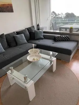 Ein Sitzbereich in der Unterkunft Ferienpark Sierksdorf Haus 5 WE 595