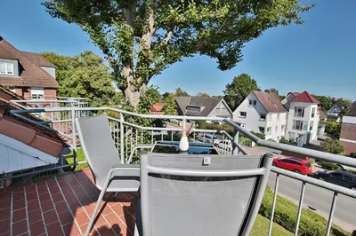 Ein Balkon oder eine Terrasse in der Unterkunft Haus Augustushof