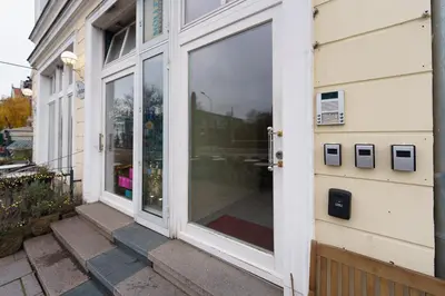Das Gebäude in dem sich die Ferienwohnung befindet
