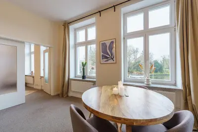 TV/Unterhaltungsangebot in der Unterkunft Apartment mit Traveblick