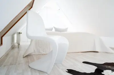 Ein Sitzbereich in der Unterkunft Ferienwohnung Casa Mulino