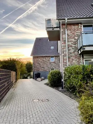 Das Gebäude in dem sich die Ferienwohnung befindet