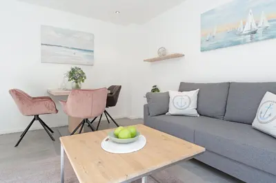 Ein Sitzbereich in der Unterkunft Appartementhausanlage Wennseestraße Wenn 43