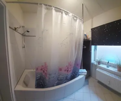 Ein Badezimmer in der Unterkunft Wo die Fledermaus fliegt