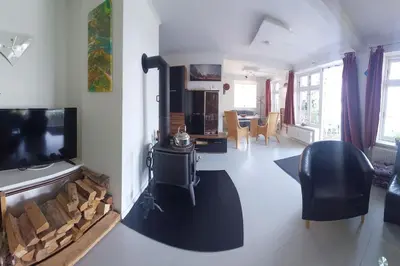 TV/Unterhaltungsangebot in der Unterkunft Wo die Fledermaus fliegt