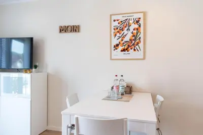 TV/Unterhaltungsangebot in der Unterkunft Ferienwohnung Sanddorn - Scharbeutz