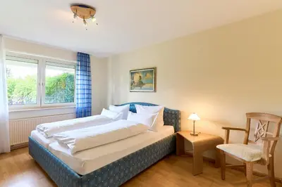 Ein Bett oder Betten in einem Zimmer der Unterkunft Wiesenweg 5 Apt 3