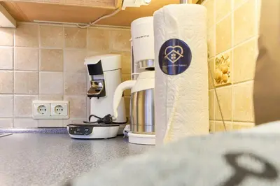 Kaffee-/Teezubehör in der Unterkunft Wiesenweg 5 Apt 3