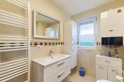 Ein Badezimmer in der Unterkunft Wiesenweg 5 Apt 3