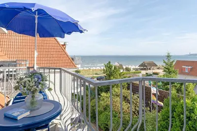 Ein allgemeiner Meerblick oder ein Meerblick von der Ferienwohnung aus