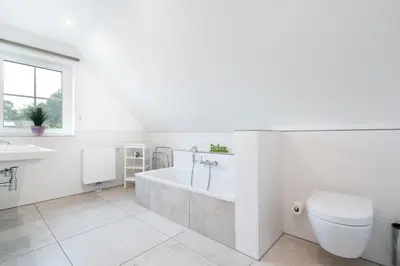 Ein Badezimmer in der Unterkunft Land Idyll Warnsdorf - Wohnung 